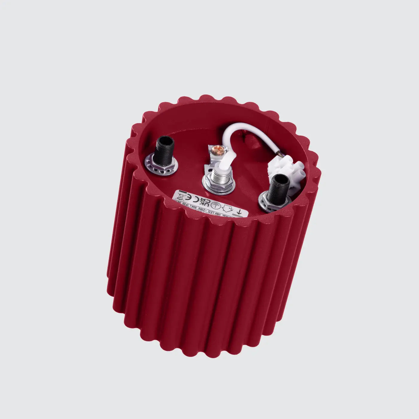 Scandinavian burgundy LED ceiling light | TODEBAL