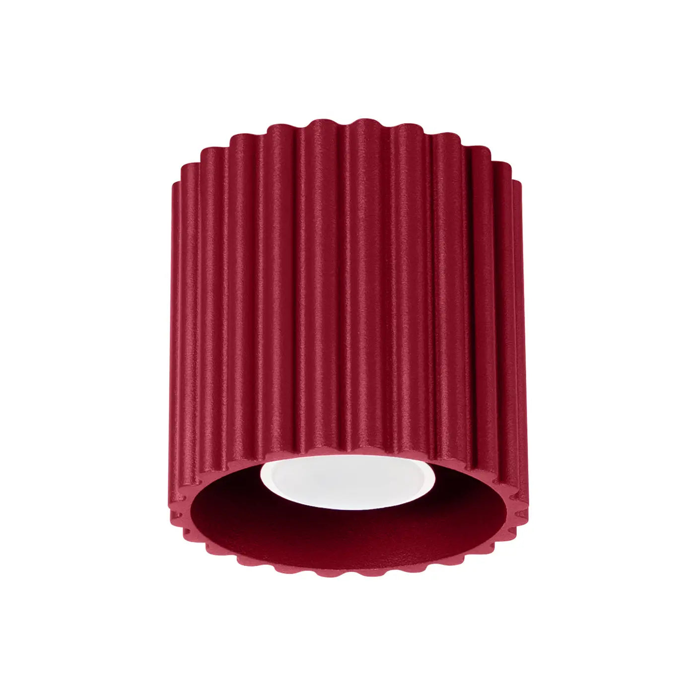 Scandinavian burgundy LED ceiling light | TODEBAL