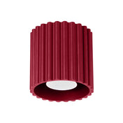 Scandinavian burgundy LED ceiling light | TODEBAL