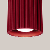 Scandinavian burgundy LED ceiling light | TODEBAL