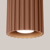 Minimalist mocha aluminium LED ceiling light | LOMOHA