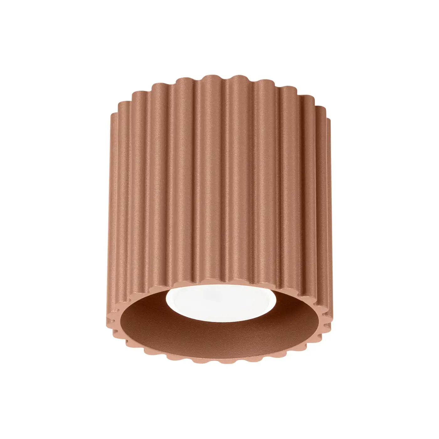 Minimalist mocha aluminium LED ceiling light | LOMOHA
