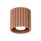 Minimalist mocha aluminium LED ceiling light | LOMOHA
