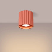 Modern minimalist peach LED ceiling light | HARER