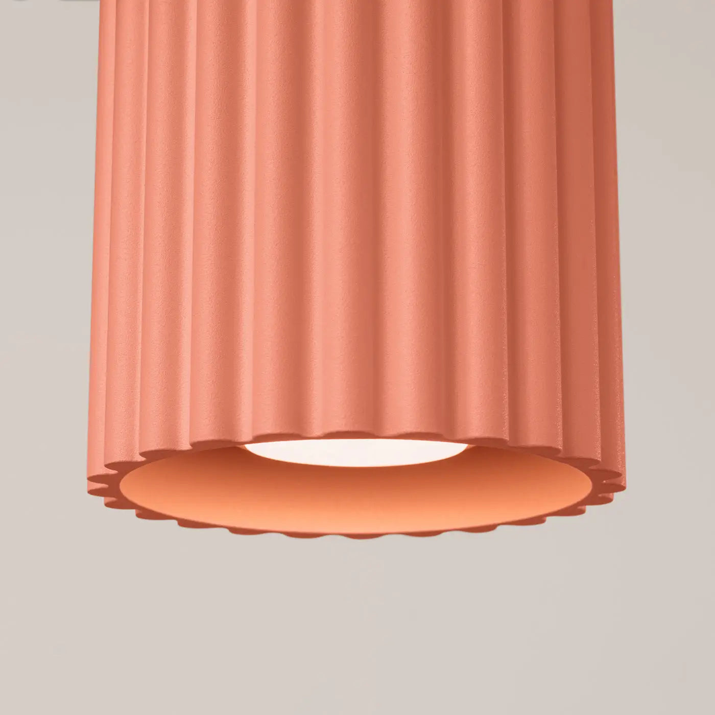 Modern minimalist peach LED ceiling light | HARER