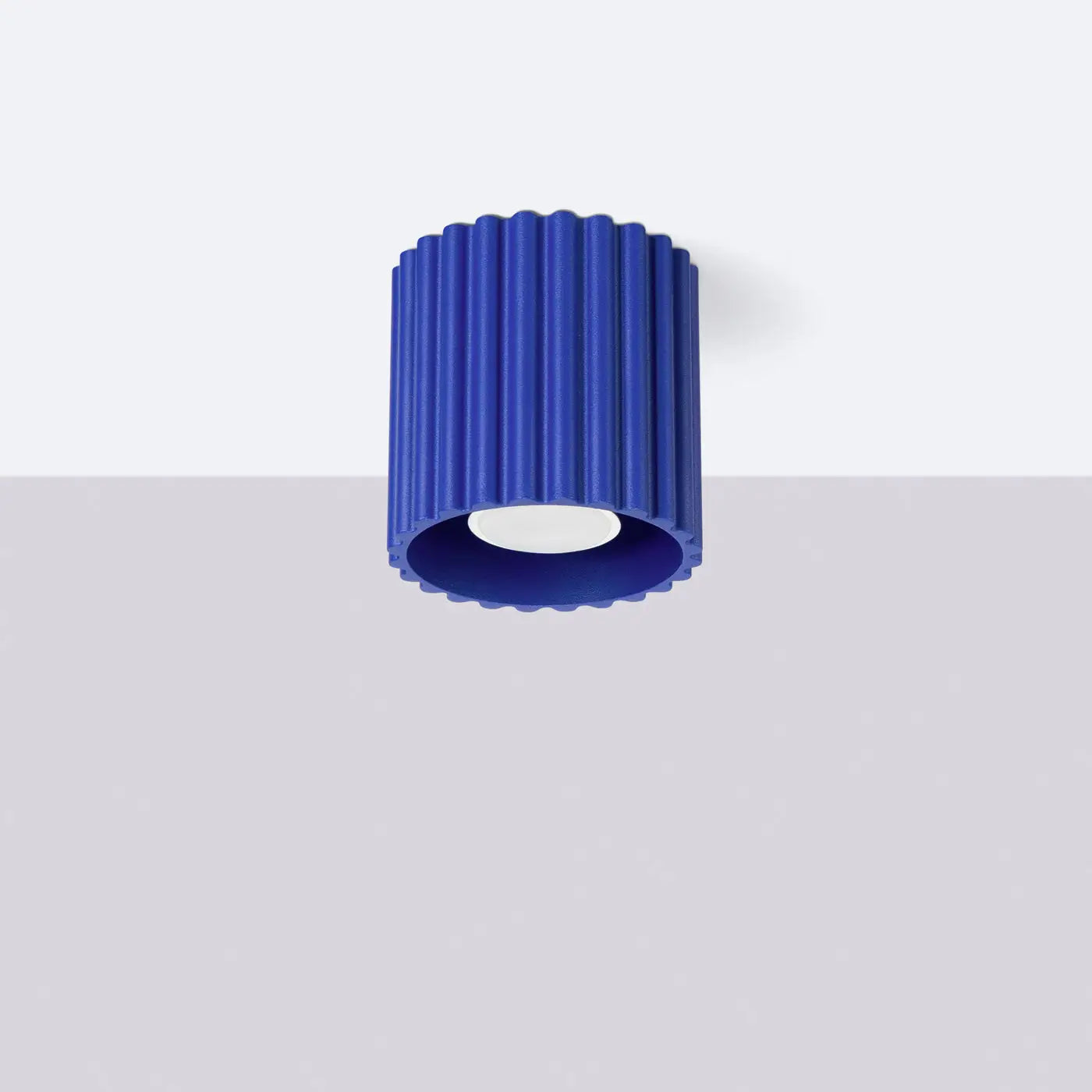 Modern ultramarine blue LED ceiling light | KOFAFOS