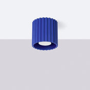 Modern ultramarine blue LED ceiling light | KOFAFOS