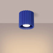 Modern ultramarine blue LED ceiling light | KOFAFOS