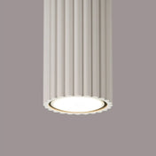 Modern beige aluminium LED ceiling light | BUDEN
