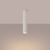 Modern beige aluminium LED ceiling light | BUDEN