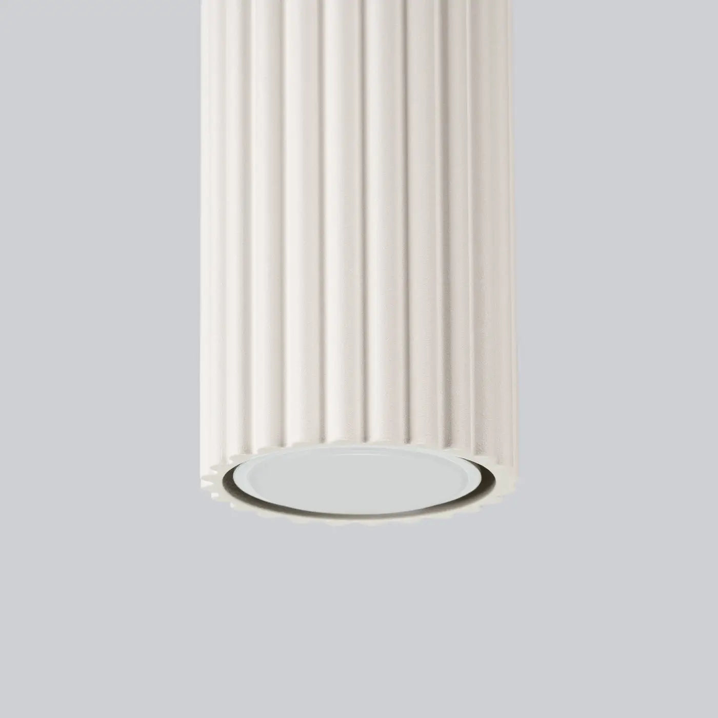Modern beige aluminium LED ceiling light | BUDEN