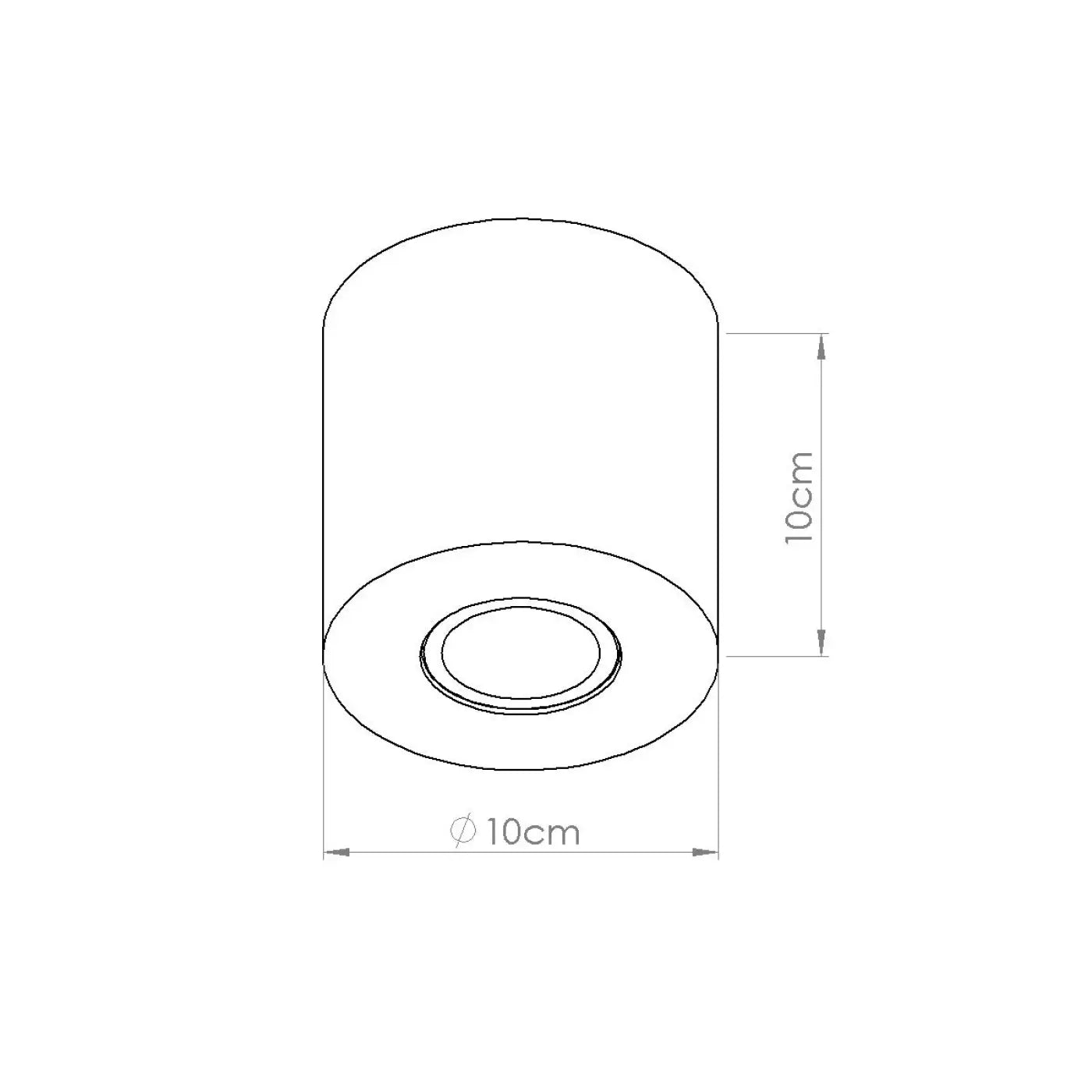 Concrete olive green minimalist LED ceiling light | TIPUL