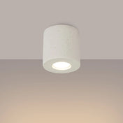 Minimalist beige concrete ceiling light | MUHE