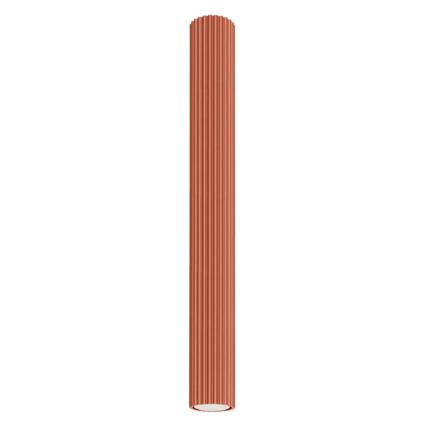 Ochre red aluminium modern LED ceiling light | GAGUDA