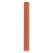 Ochre red aluminium modern LED ceiling light | GAGUDA