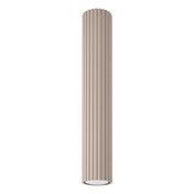 Modern taupe aluminium LED ceiling light | HEDAFI