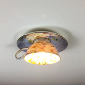 LED ceramic Scandinavian ceiling light | TATU