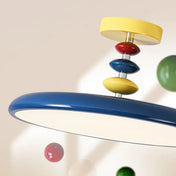 Colourful scandinavian LED ceiling light for kids | ZALEVA