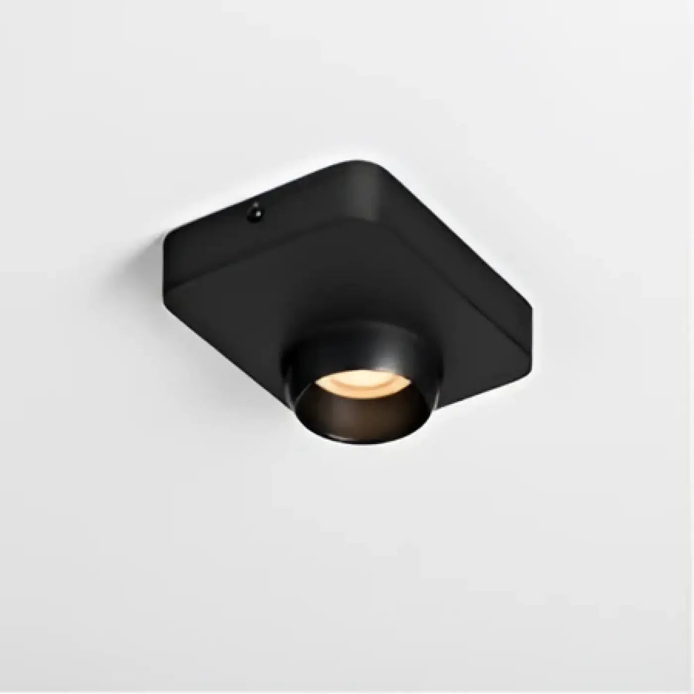Black red LED aluminium modern ceiling light | KAGEVA