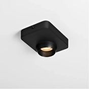 Black red LED aluminium modern ceiling light | KAGEVA