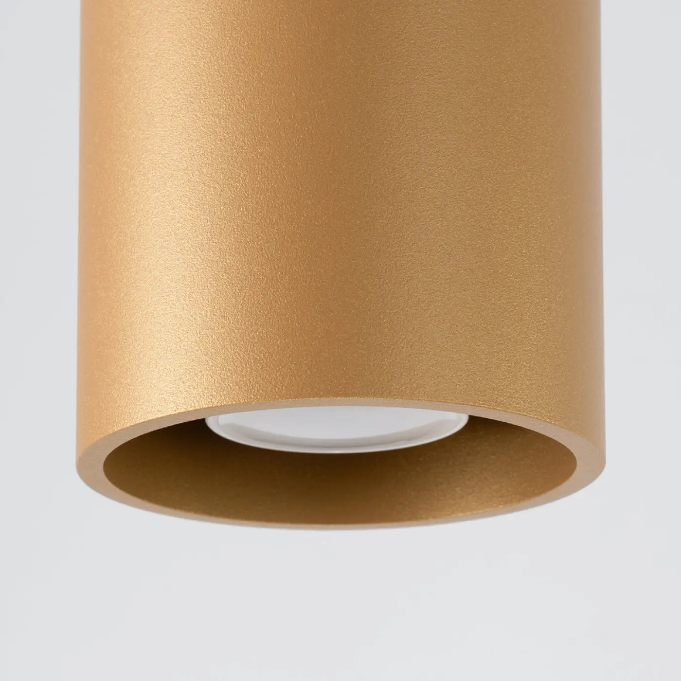Gold cylinder design LED ceiling light | SAMOSO