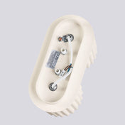 Modern beige aluminium twin-spot LED ceiling light | RABAFI