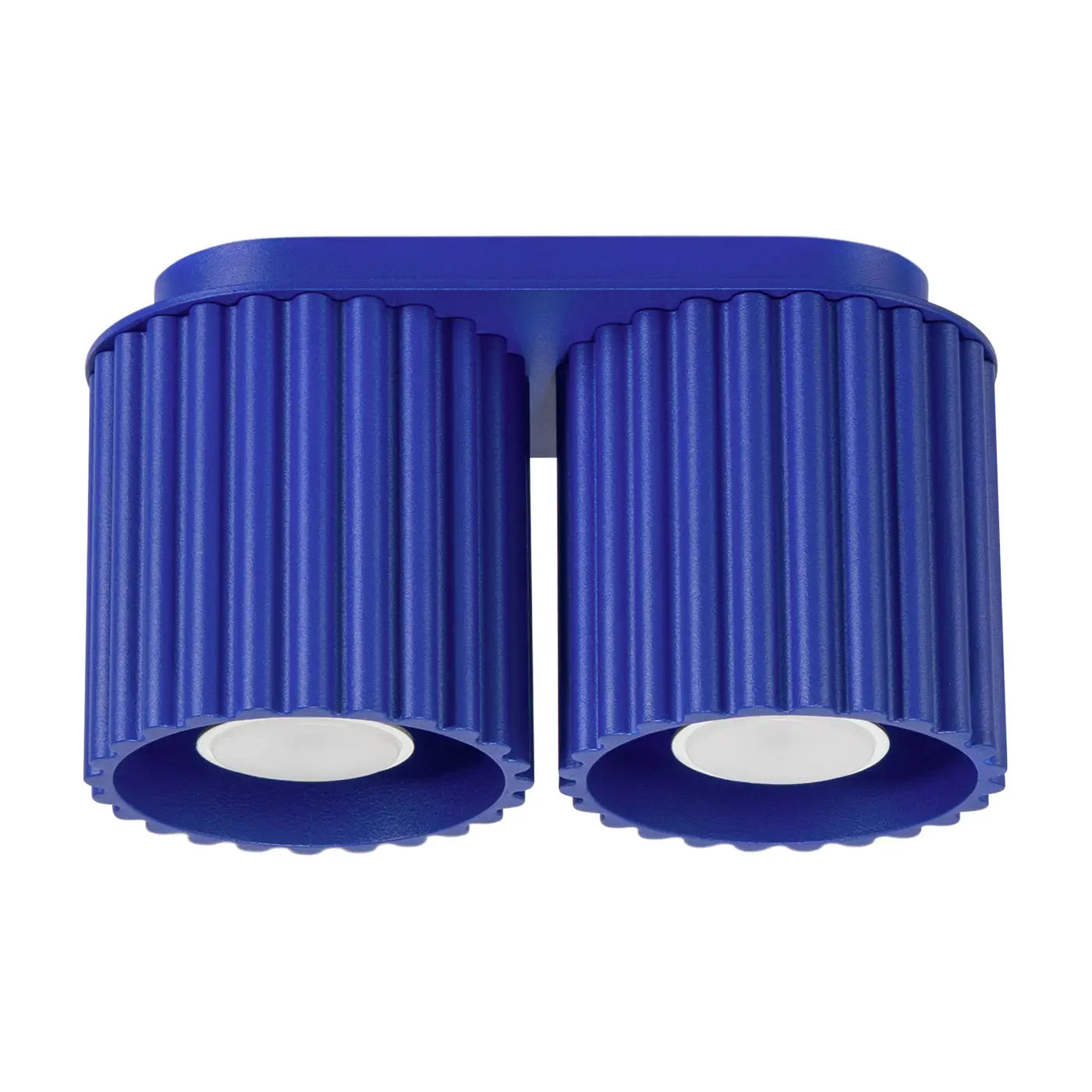 Modern double ultramarine LED ceiling light | HAKOK