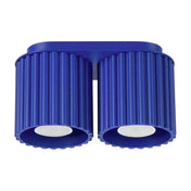 Modern double ultramarine LED ceiling light | HAKOK