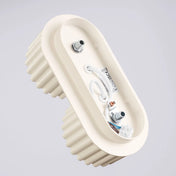 Modern beige aluminium twin-spot LED ceiling light | RABAFI