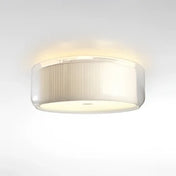 White LED fabric shade dimmable ceiling light | NUMUMES