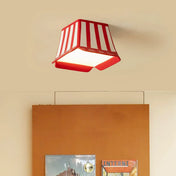 Striped ceramic vintage LED ceiling light for kids | MAHOL