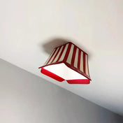 Striped ceramic vintage LED ceiling light for kids | MAHOL