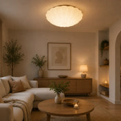 White LED glass shell inspiration ceiling light | VATILUR
