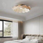 White LED flower shape fabric ceiling light | REVU