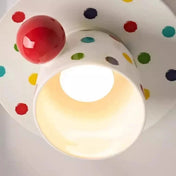 LED polka-dot cup statement ceiling light | BUGANE
