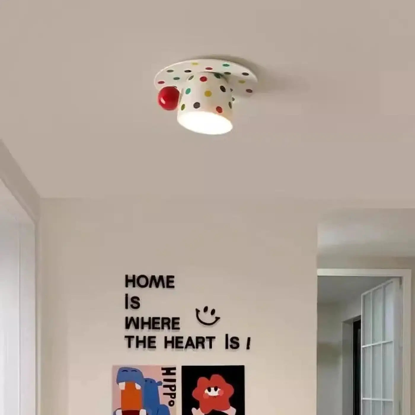 LED polka-dot cup statement ceiling light | BUGANE