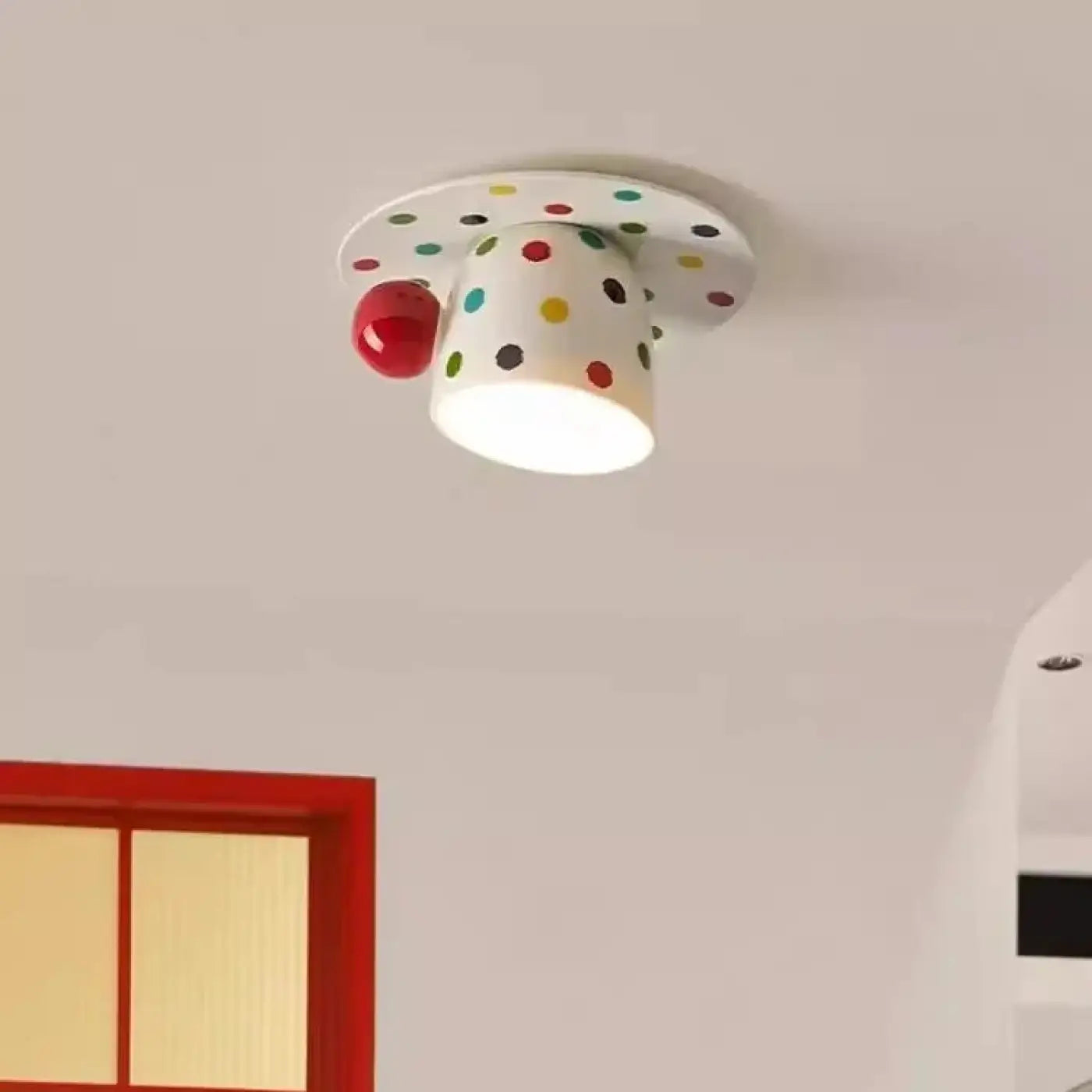 LED polka-dot cup statement ceiling light | BUGANE