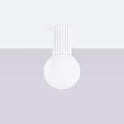 White LED design ceiling light IP44 | TOGUFU
