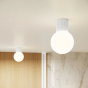 White LED design ceiling light IP44 | TOGUFU