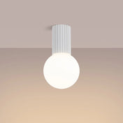 White LED design ceiling light IP44 | TOGUFU