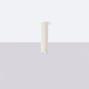 Minimalist beige aluminium LED ceiling light | HENUNIK