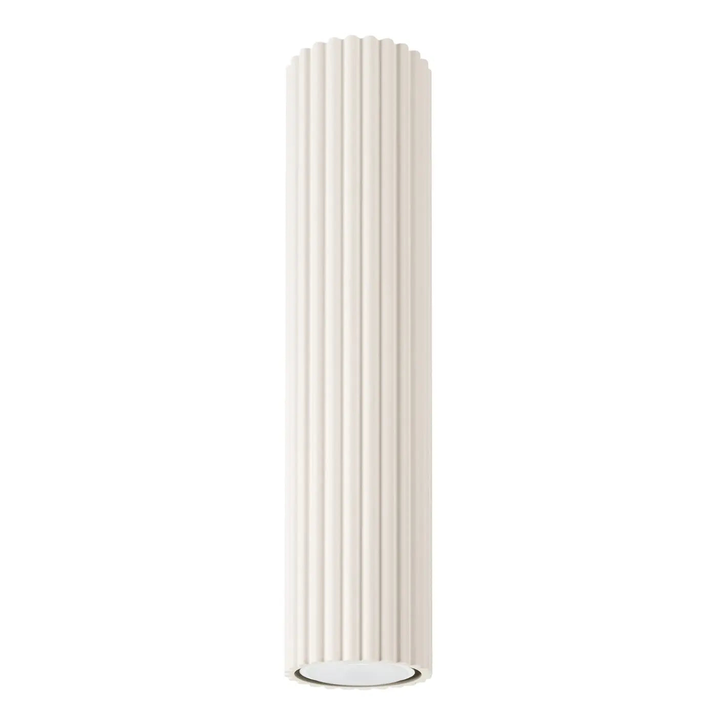 Minimalist beige aluminium LED ceiling light | HENUNIK