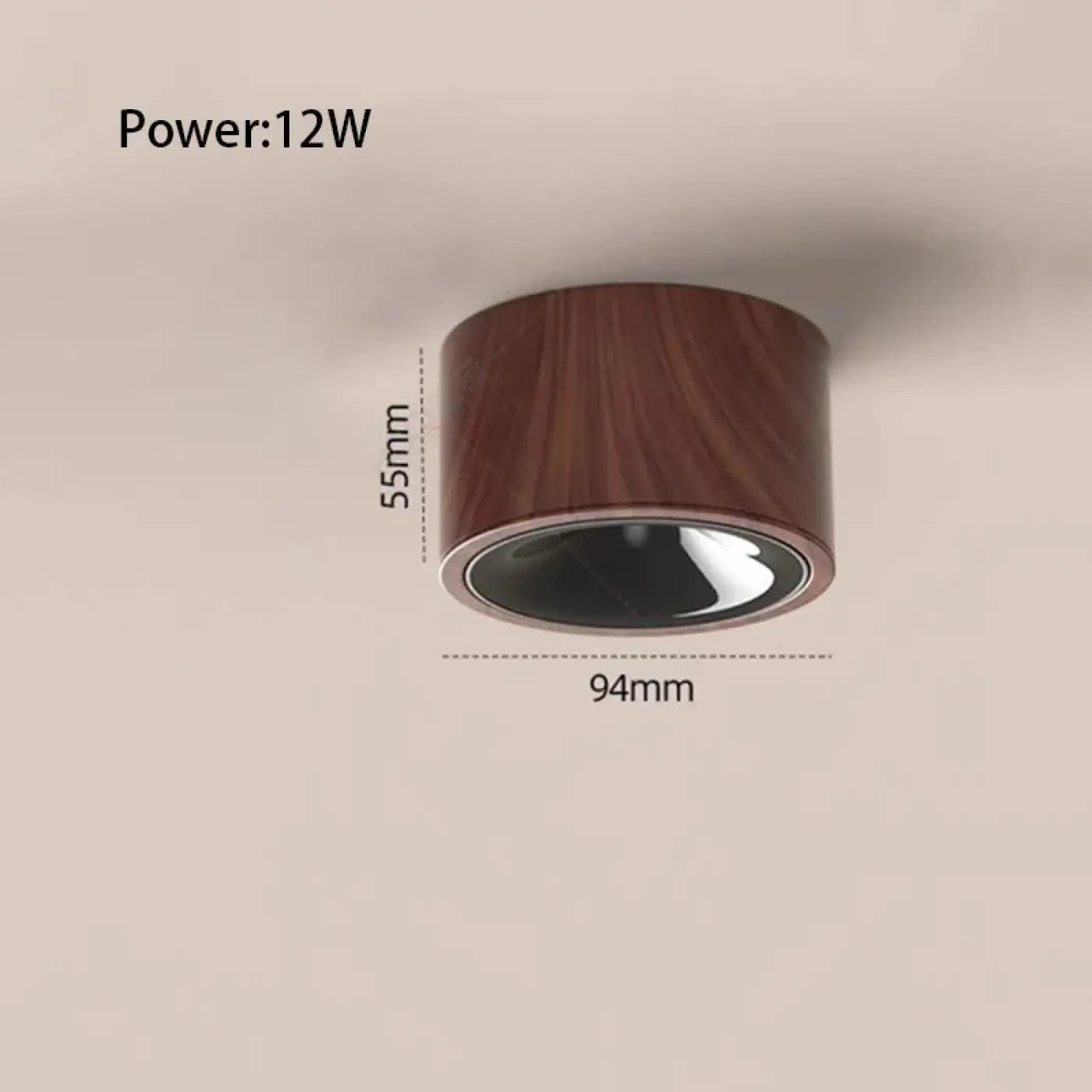 Modern aluminium LED ceiling light | RIBEMUR