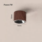Modern aluminium LED ceiling light | RIBEMUR