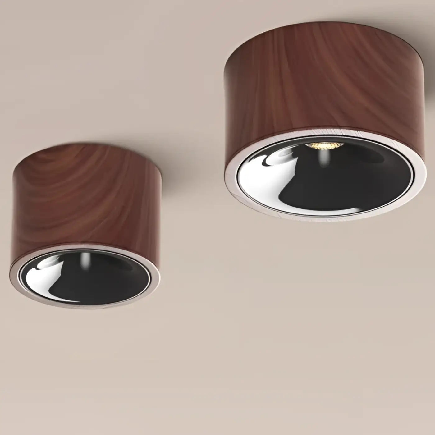 Modern aluminium LED ceiling light | RIBEMUR