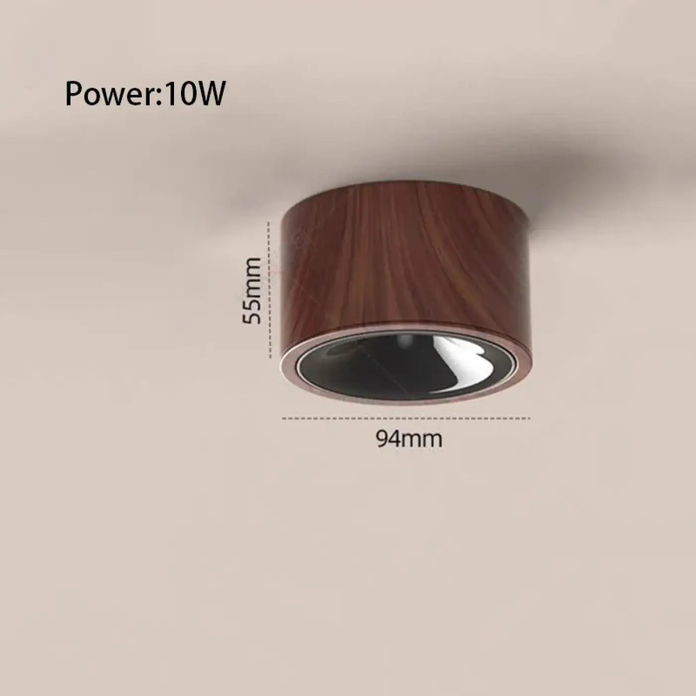 Modern aluminium LED ceiling light | RIBEMUR