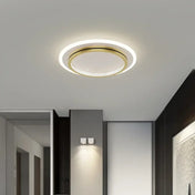 Black or gold LED ceiling light in various shapes | KEGATE