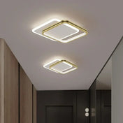 Black or gold LED ceiling light in various shapes | KEGATE