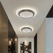 Black or gold LED ceiling light in various shapes | KEGATE