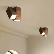 Modern adjustable wood LED ceiling light | ZOSUMU